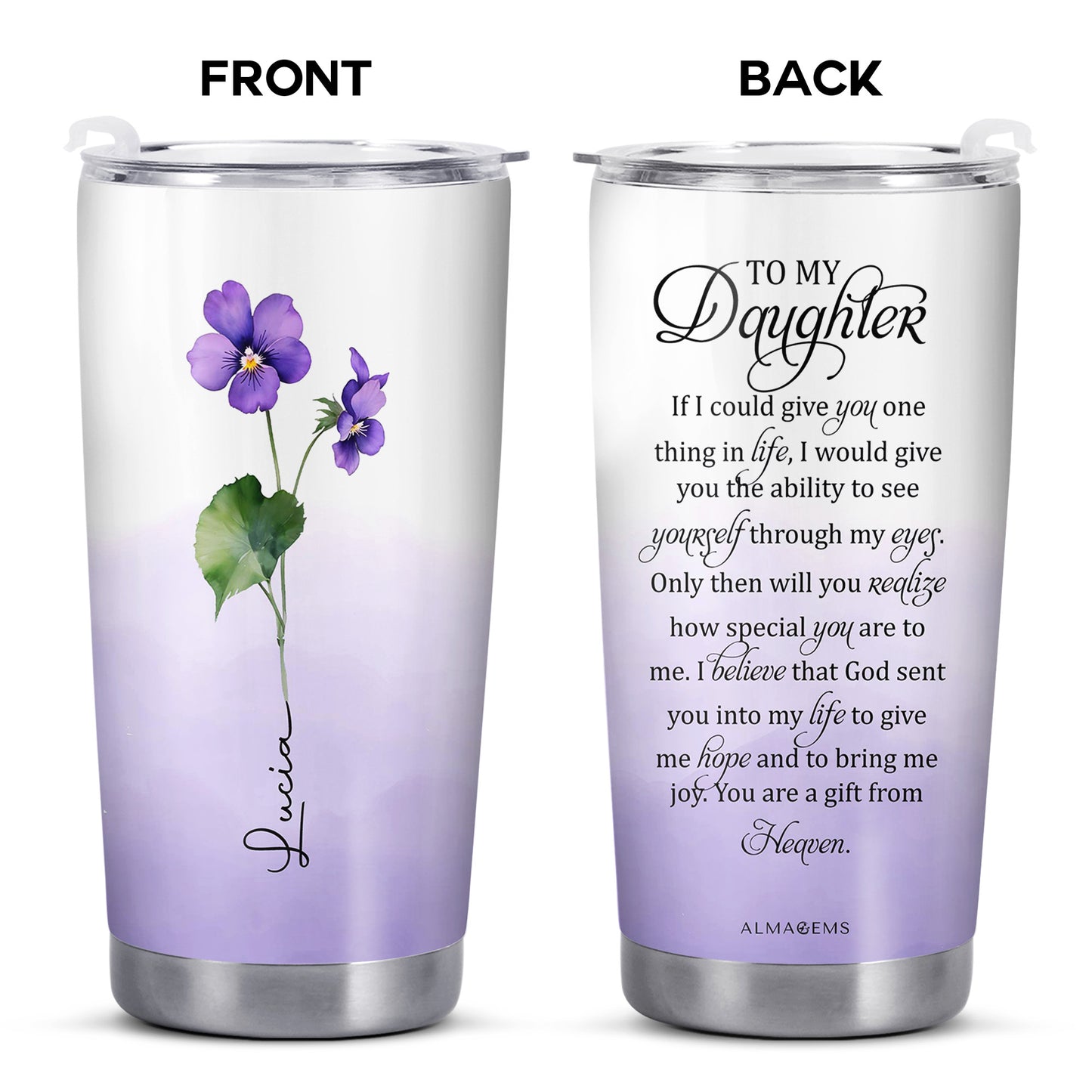 One Thing In Life - Gobelet personnalisé en acier inoxydable 20 oz 30 oz - FM023_TB