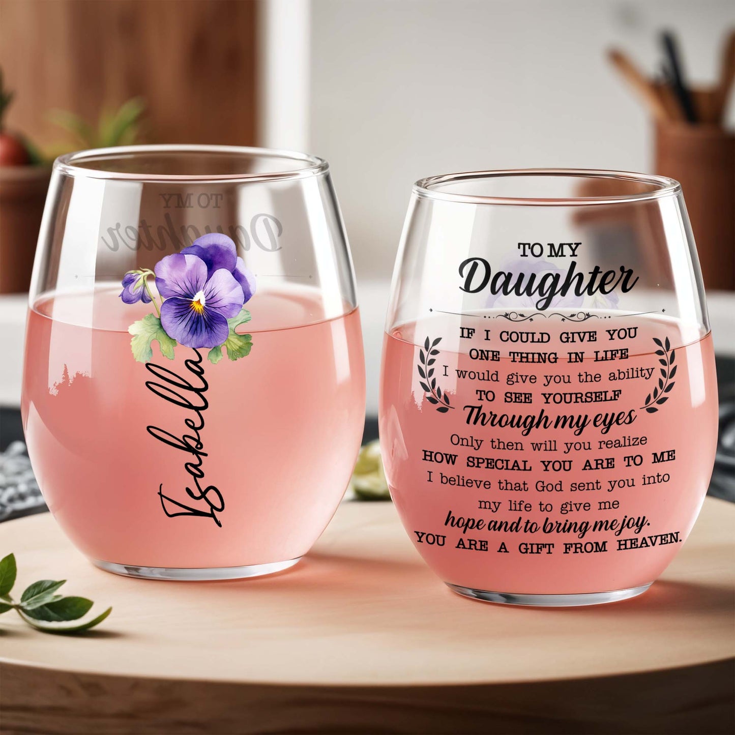 A Gift From Heaven Inspirational Quote for Daughter