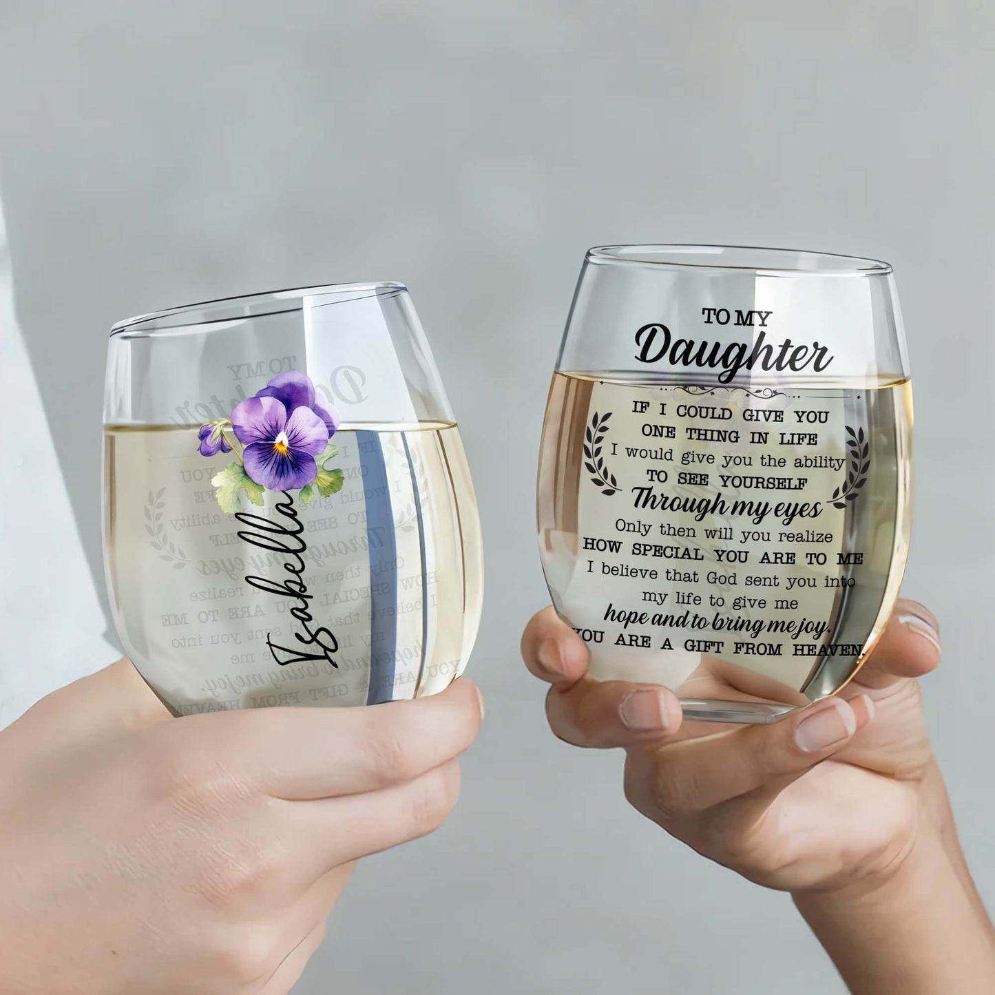 A Gift From Heaven Inspirational Quote for Daughter