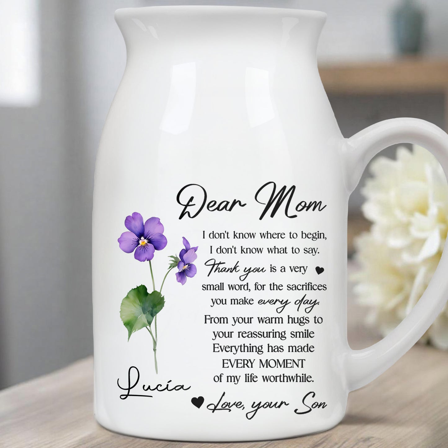 Dear Mom, I Don't Know Where To Begin, Flowers