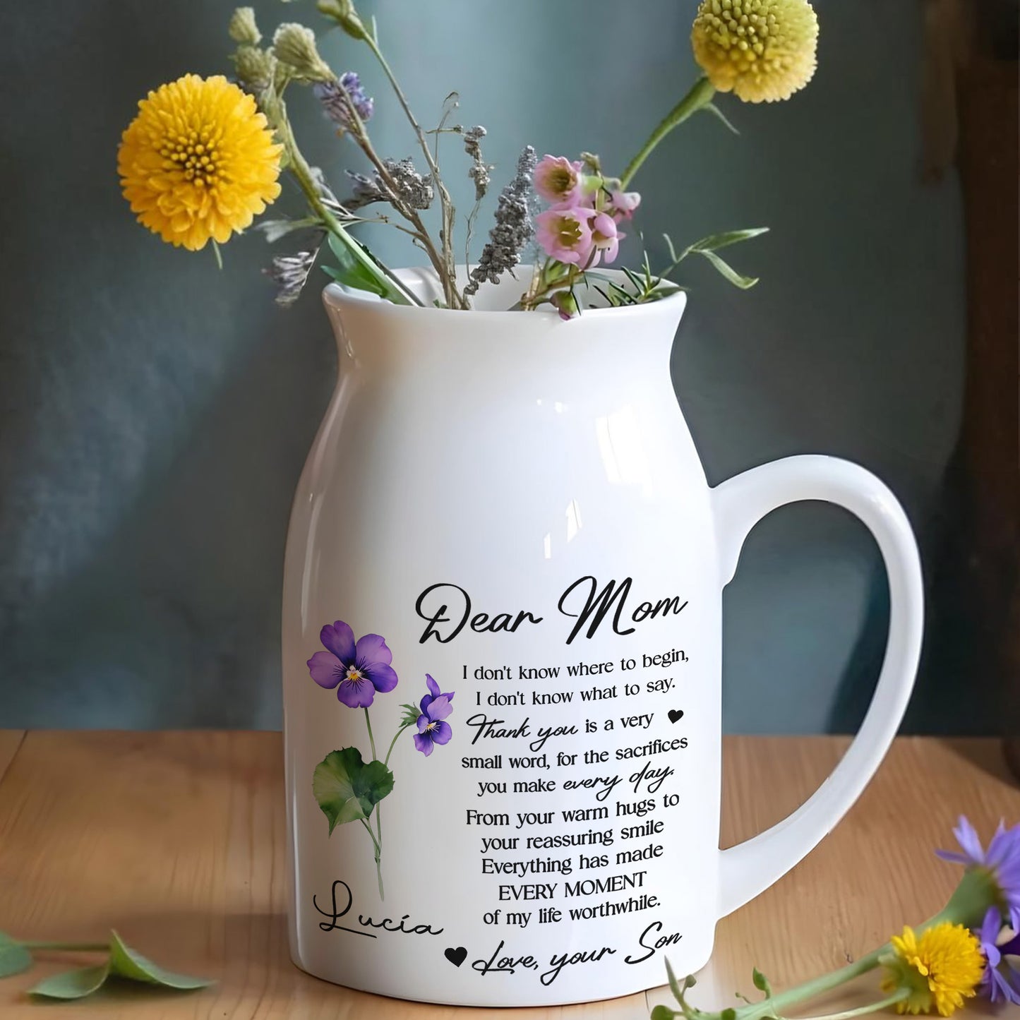 Dear Mom, I Don't Know Where To Begin, Flowers