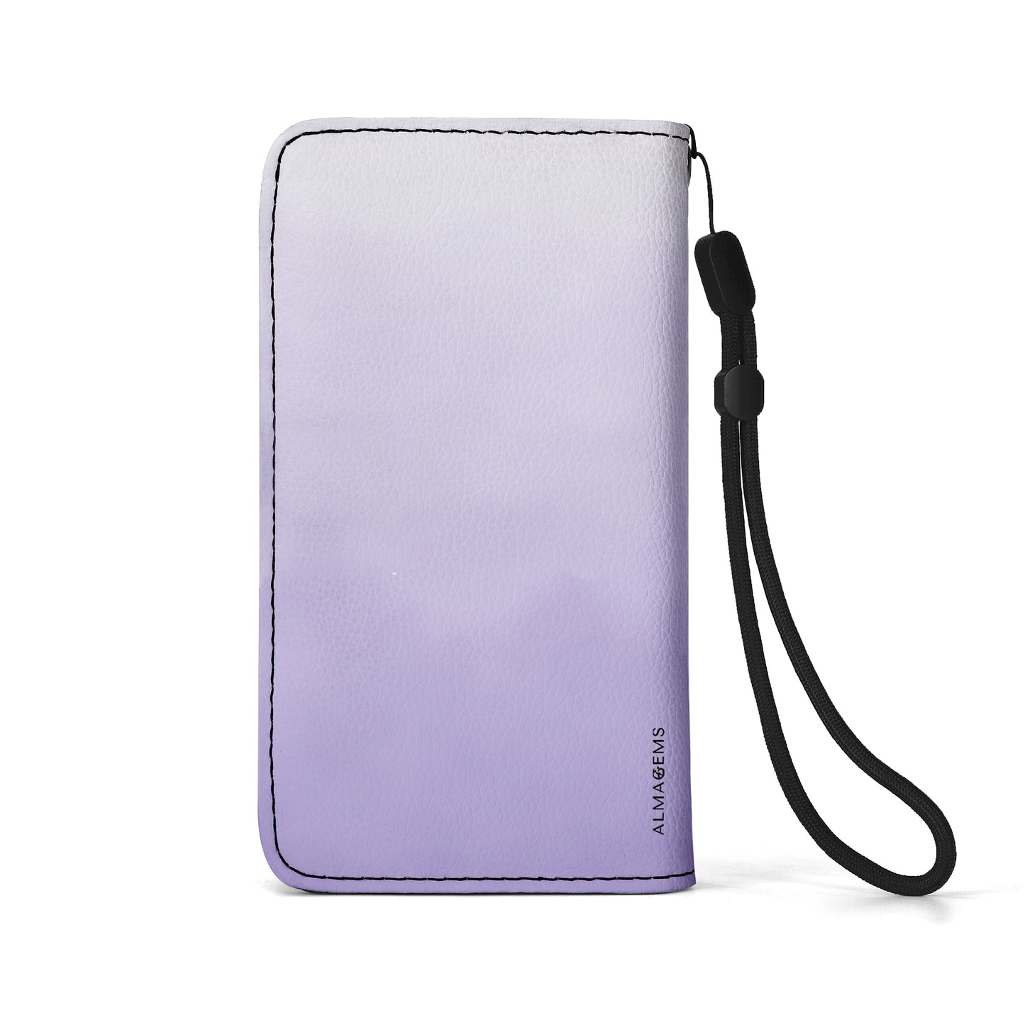 Portefeuille en cuir personnalisé avec message d'amour floral « Forever My Baby Girl » - FM029_PW