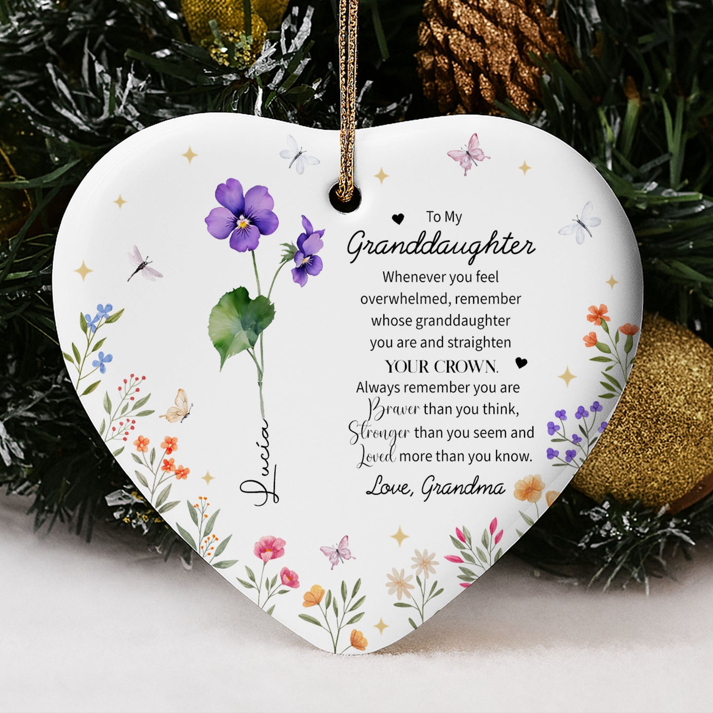 To My Granddaughter, Remember Your Crown And Strength