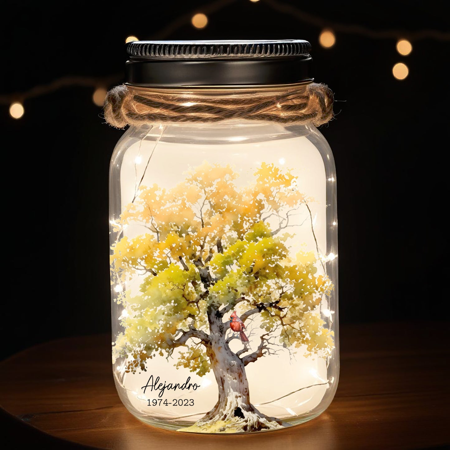Ha Caído Una Rama De Nuestro Árbol Genealógico - Lumière de pot Mason personnalisée personnalisée - FM044_JARL