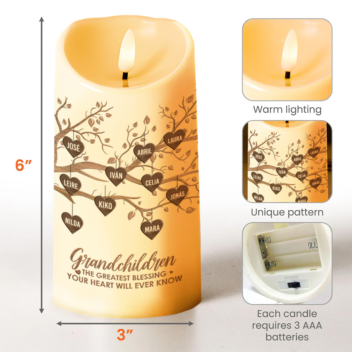 Grandchildren The Greatest Blessing Beautiful Tree Design