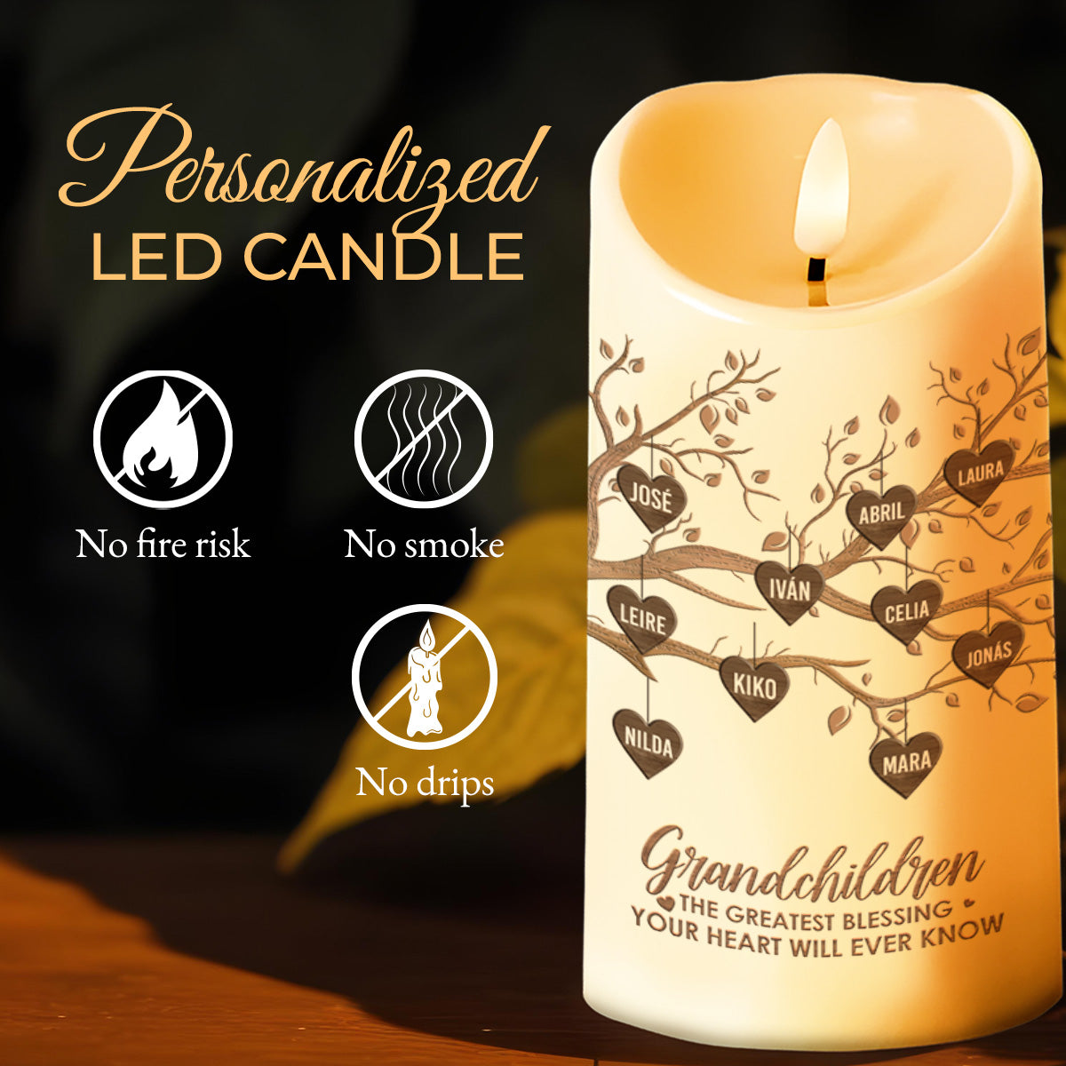Grandchildren The Greatest Blessing Beautiful Tree Design