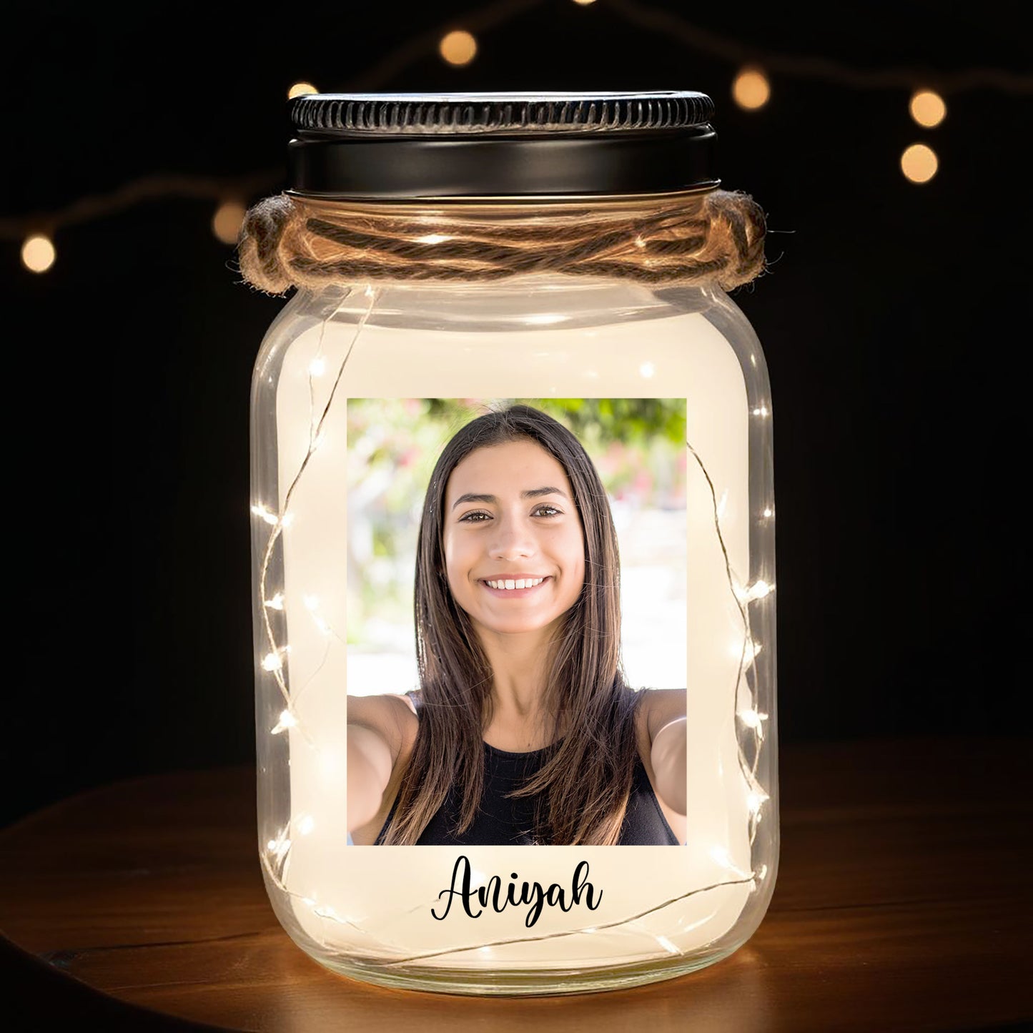 I Have An Angel - Personalized Custom Mason Jar Light - FM117_JARL