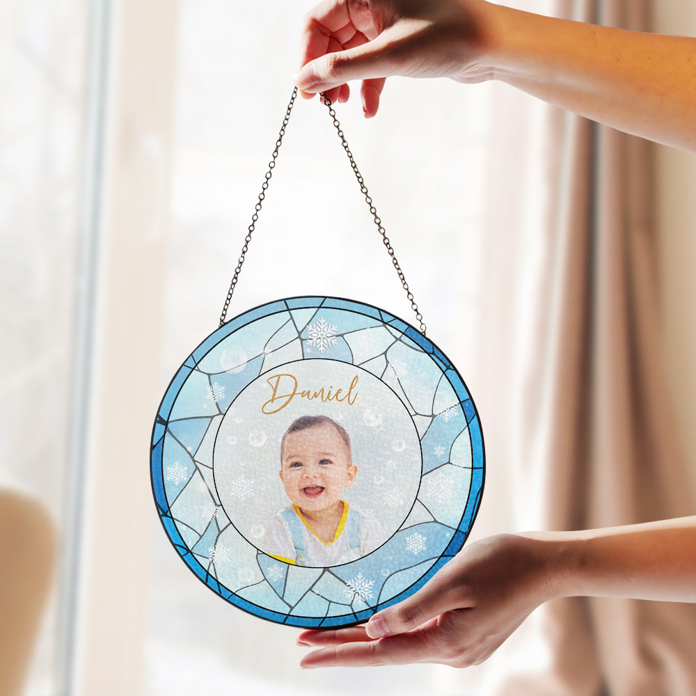 Illuminez votre espace avec lumière et chaleur – Attrape-soleil personnalisé à suspendre à une fenêtre – FM135_RSUN