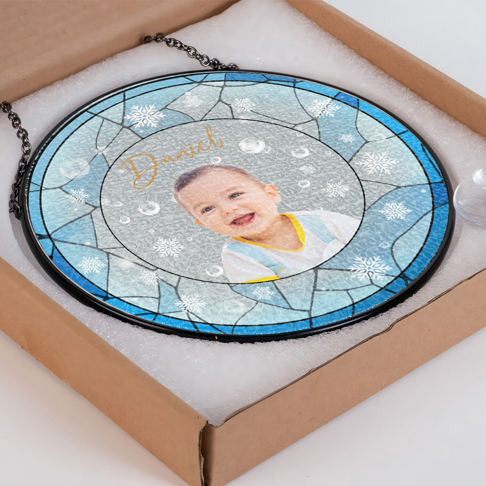 Illuminez votre espace avec lumière et chaleur – Attrape-soleil personnalisé à suspendre à une fenêtre – FM135_RSUN