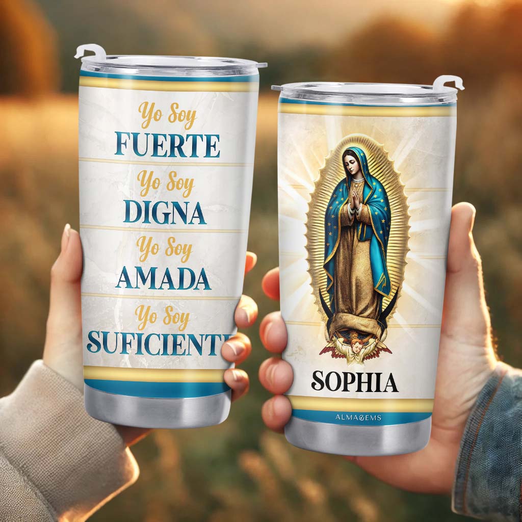 Guadalupe Faith - Gobelet personnalisé en acier inoxydable 20 oz 30 oz - FT012_TB