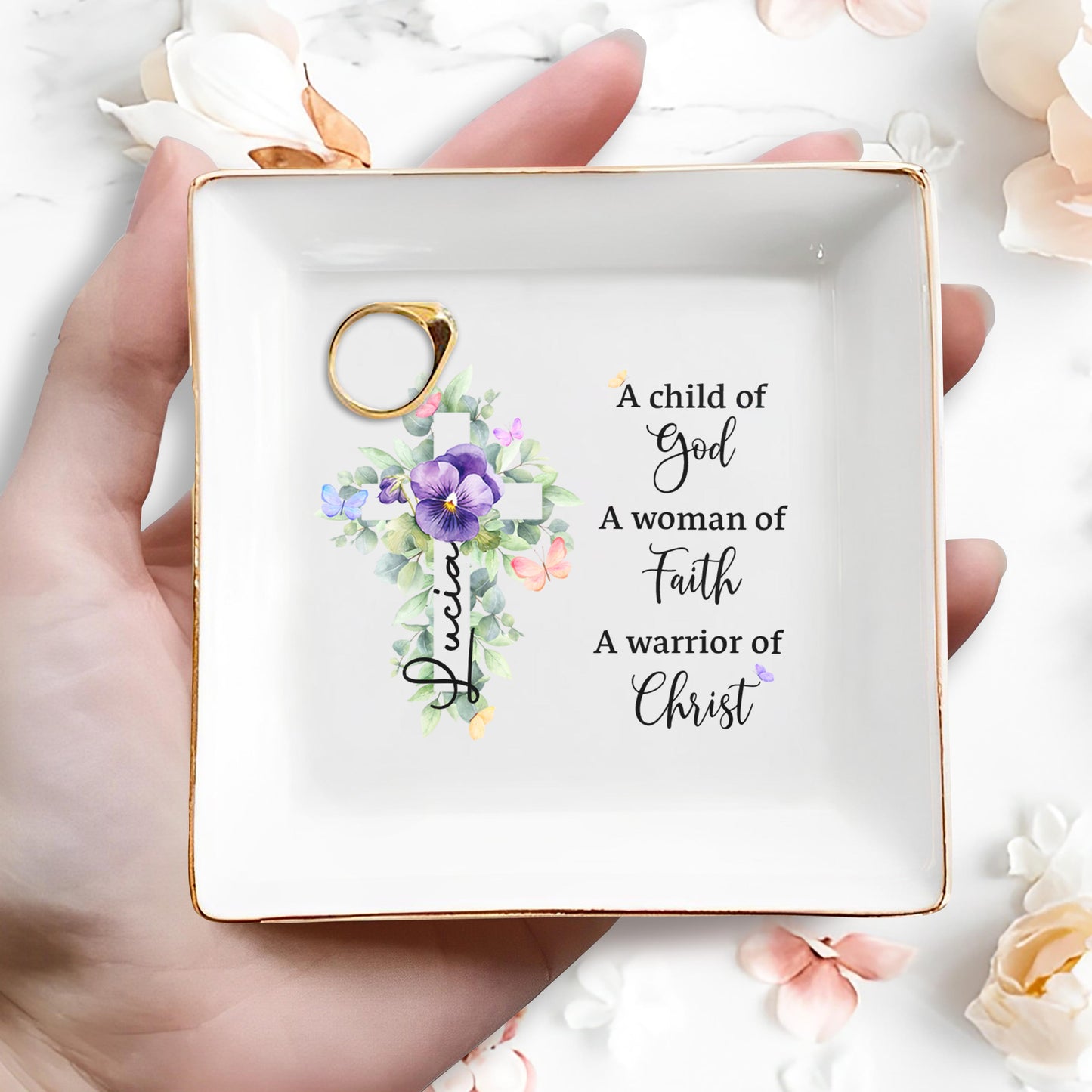 A Child of God Woman of Faith Warrior of Christ Dish