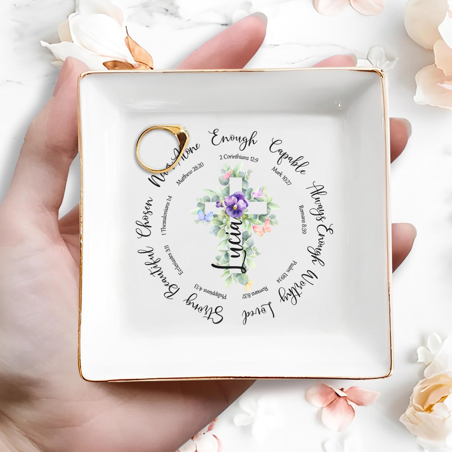 You Are Chosen, Never Alone, Spiritual Quotes With Flowers