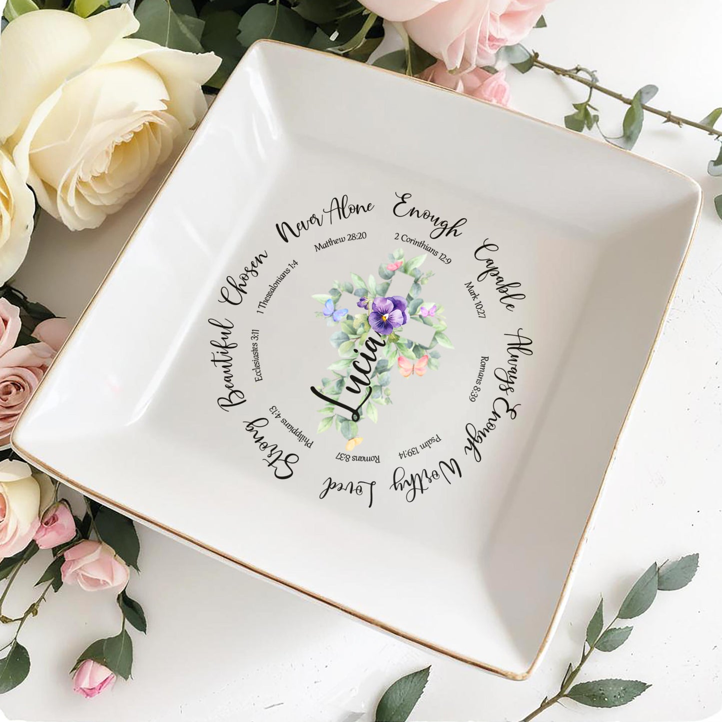You Are Chosen, Never Alone, Spiritual Quotes With Flowers