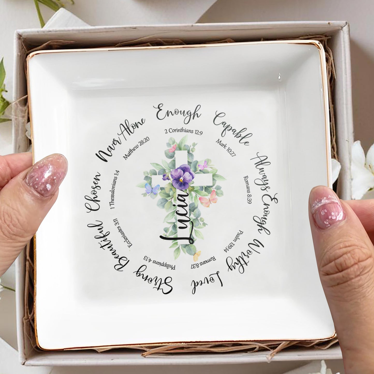 You Are Chosen, Never Alone, Spiritual Quotes With Flowers