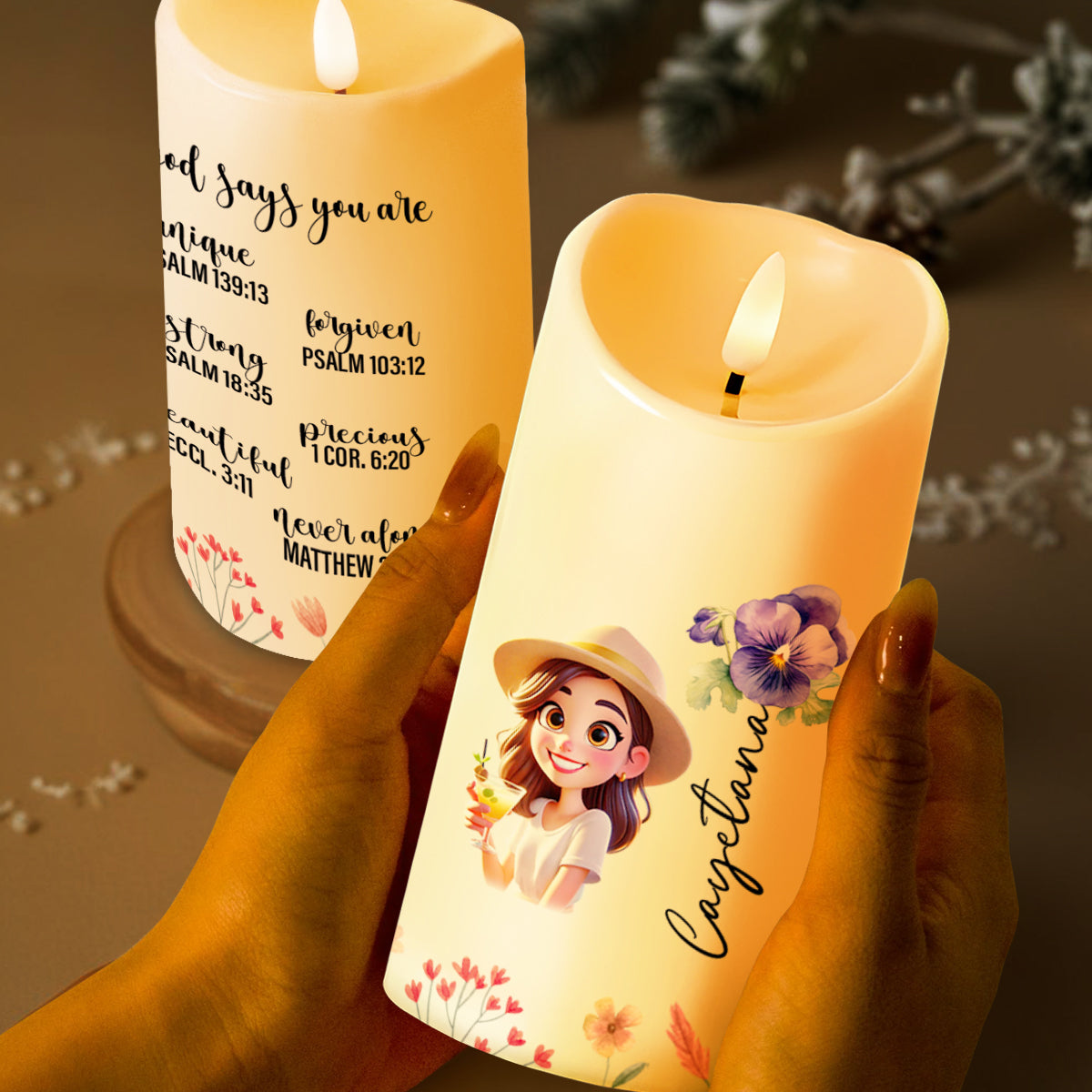 Inspirational Quotes With Beautiful Girl And Flowers Design