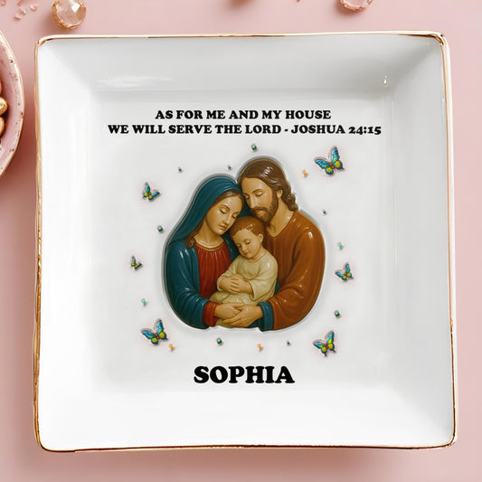 As For Me And My House We Will Serve The Lord, Holy Family and Butterflies