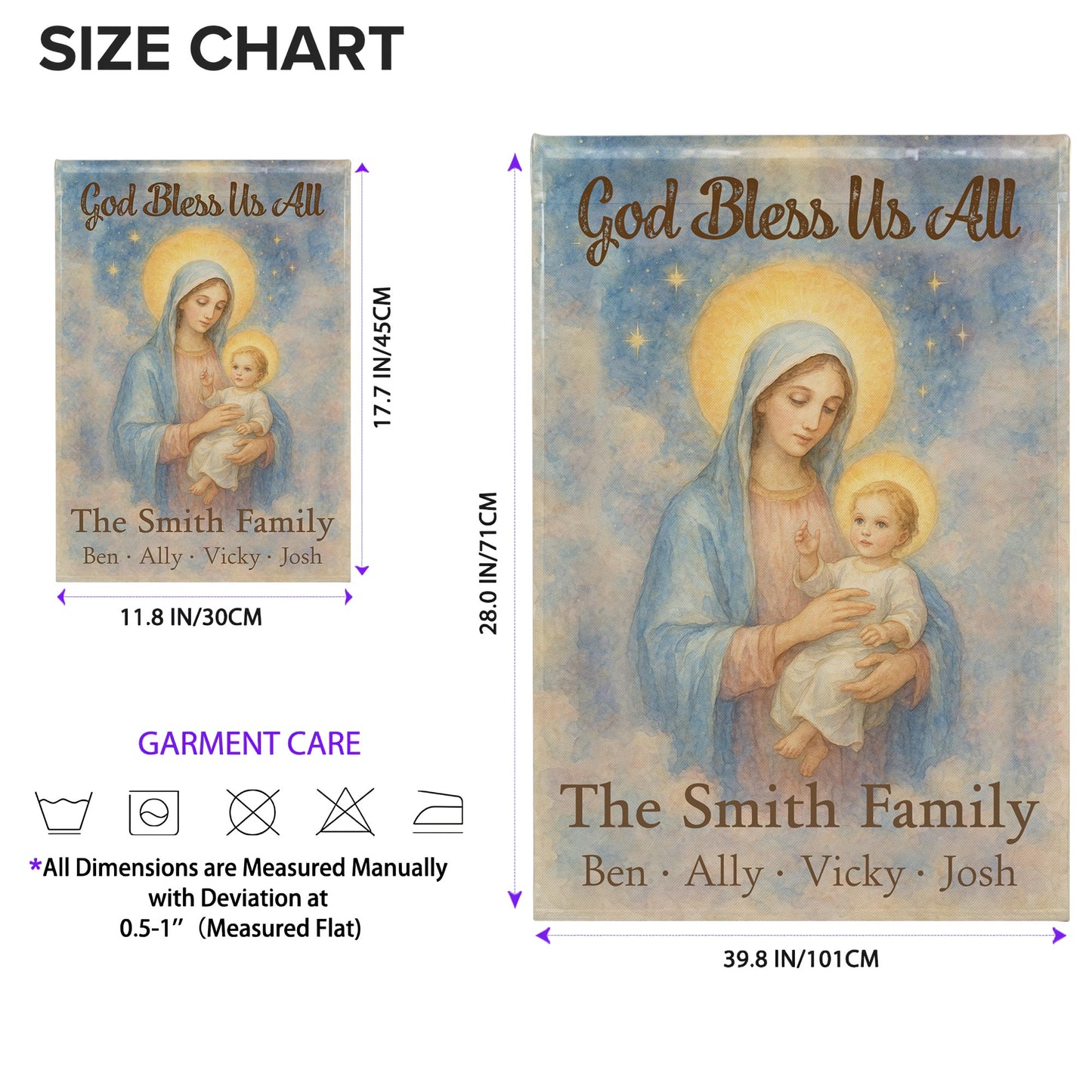 God Bless Us All, Virgin Mary and Child