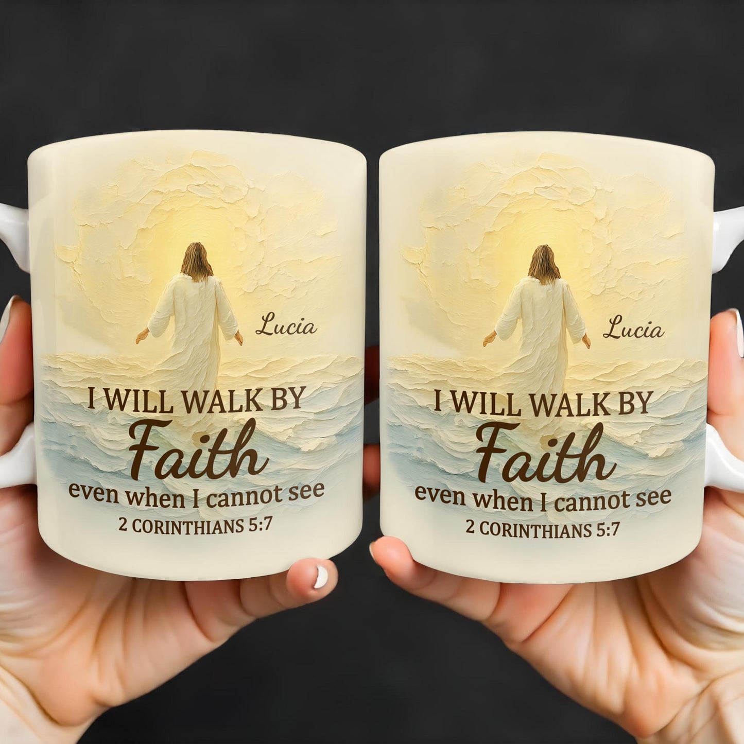 I Will Walk By Faith Even When I Cannot See, Ocean And Sunlight