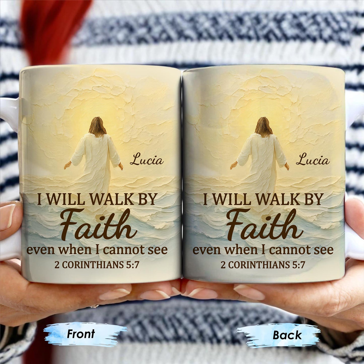 I Will Walk By Faith Even When I Cannot See, Ocean And Sunlight