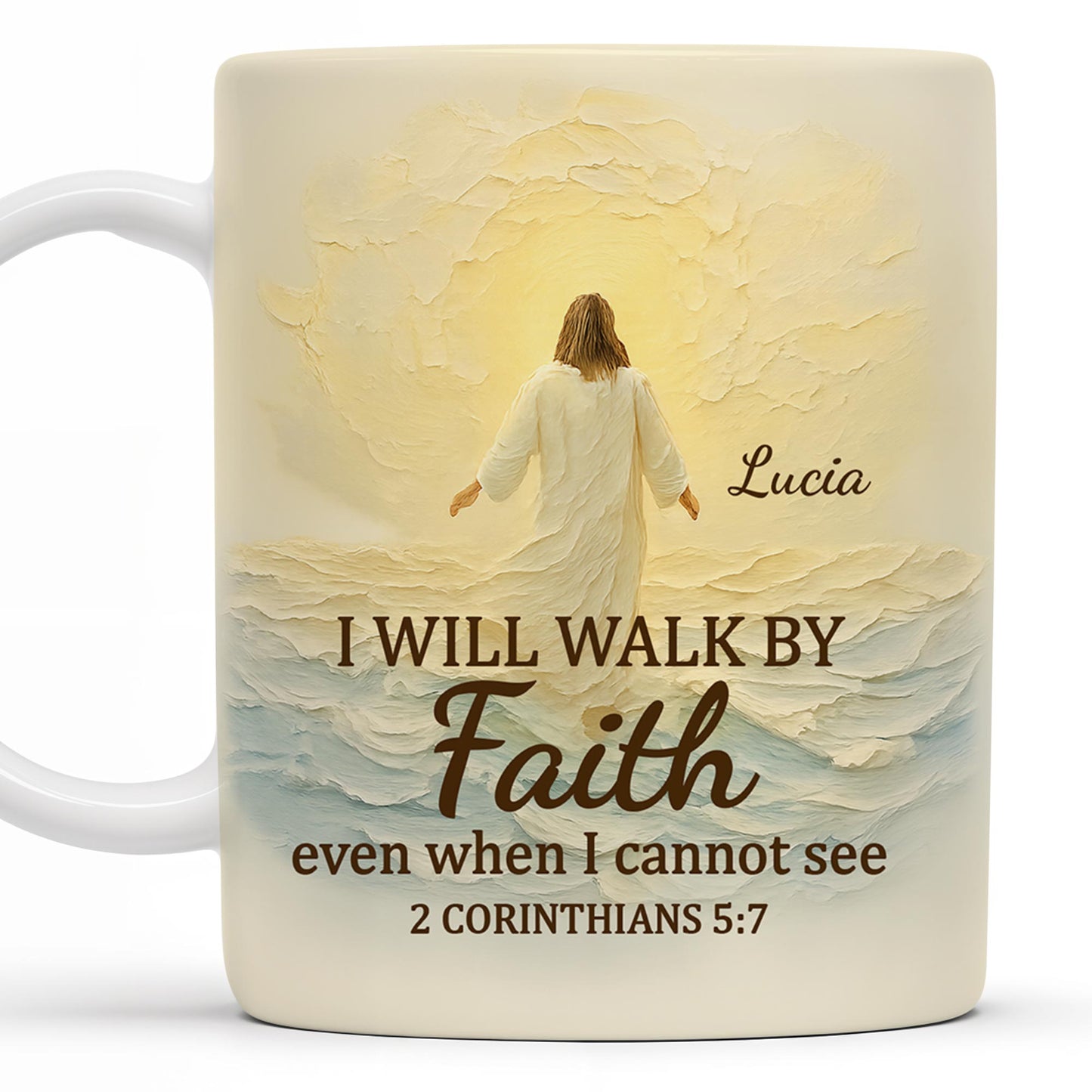I Will Walk By Faith Even When I Cannot See, Ocean And Sunlight