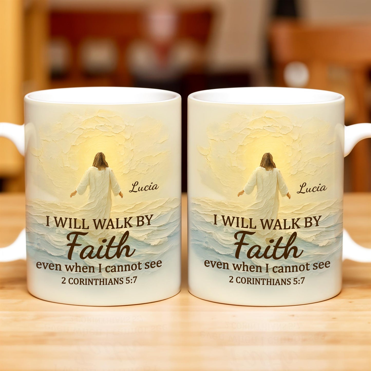 I Will Walk By Faith Even When I Cannot See, Ocean And Sunlight