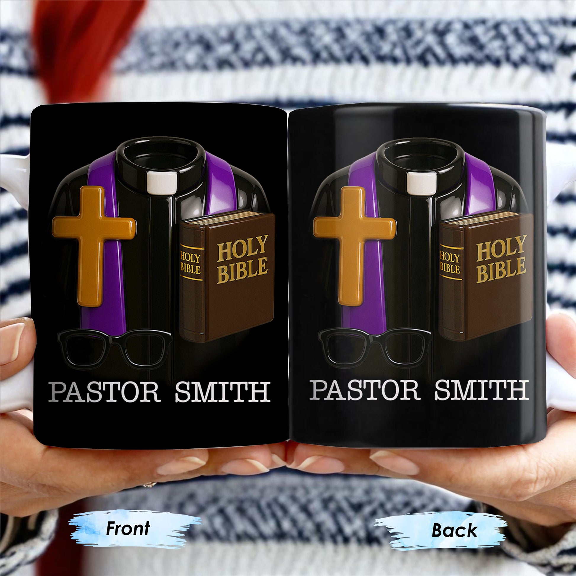 Pastor Smith, Cross, Glasses and Holy Bible