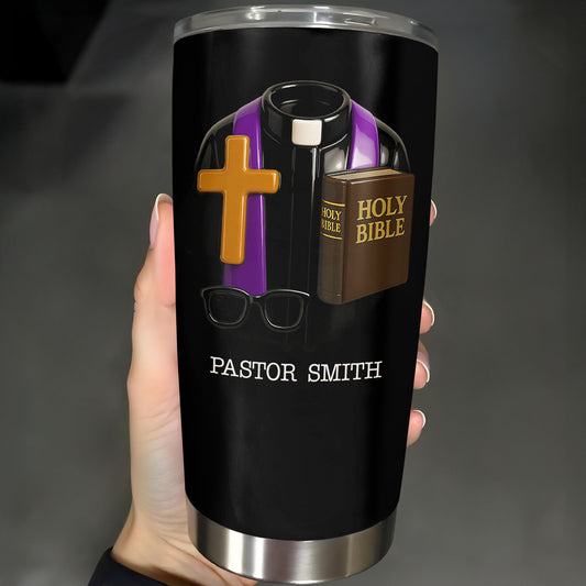 Perfect Gift For Passionate Clergymen With Holy Bible And Cross