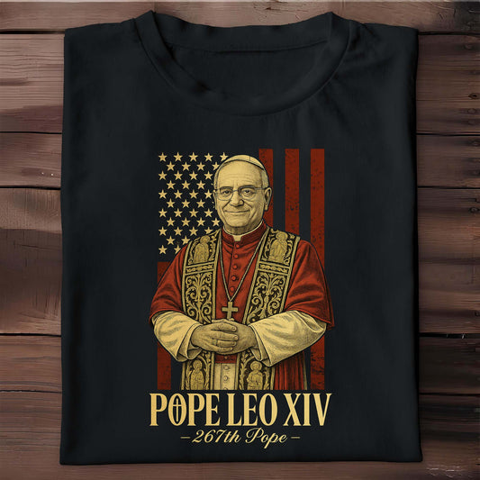 Pope Leo XIV, 267th Pope With American Flag