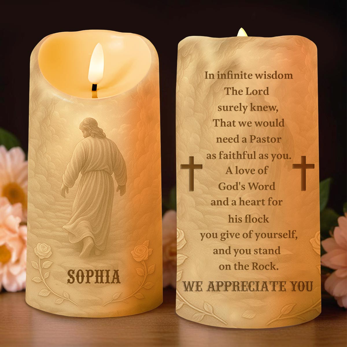 In Infinite Wisdom The Lord, Cross and Religious Figure