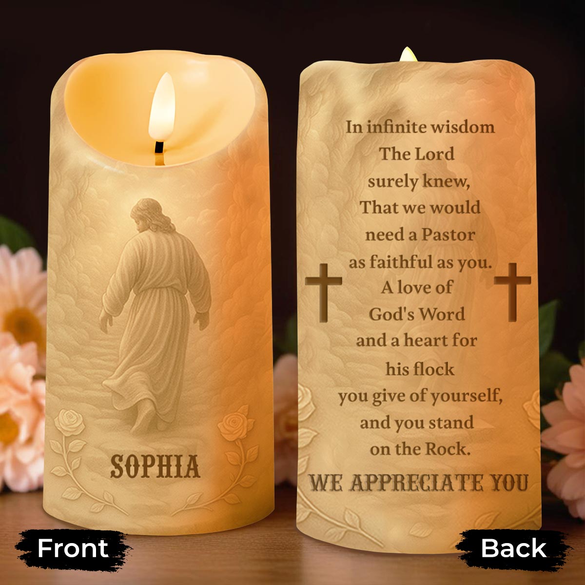 In Infinite Wisdom The Lord, Cross and Religious Figure