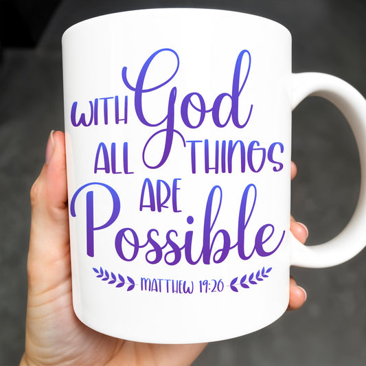 With God All Things Are Possible, Religious Quote