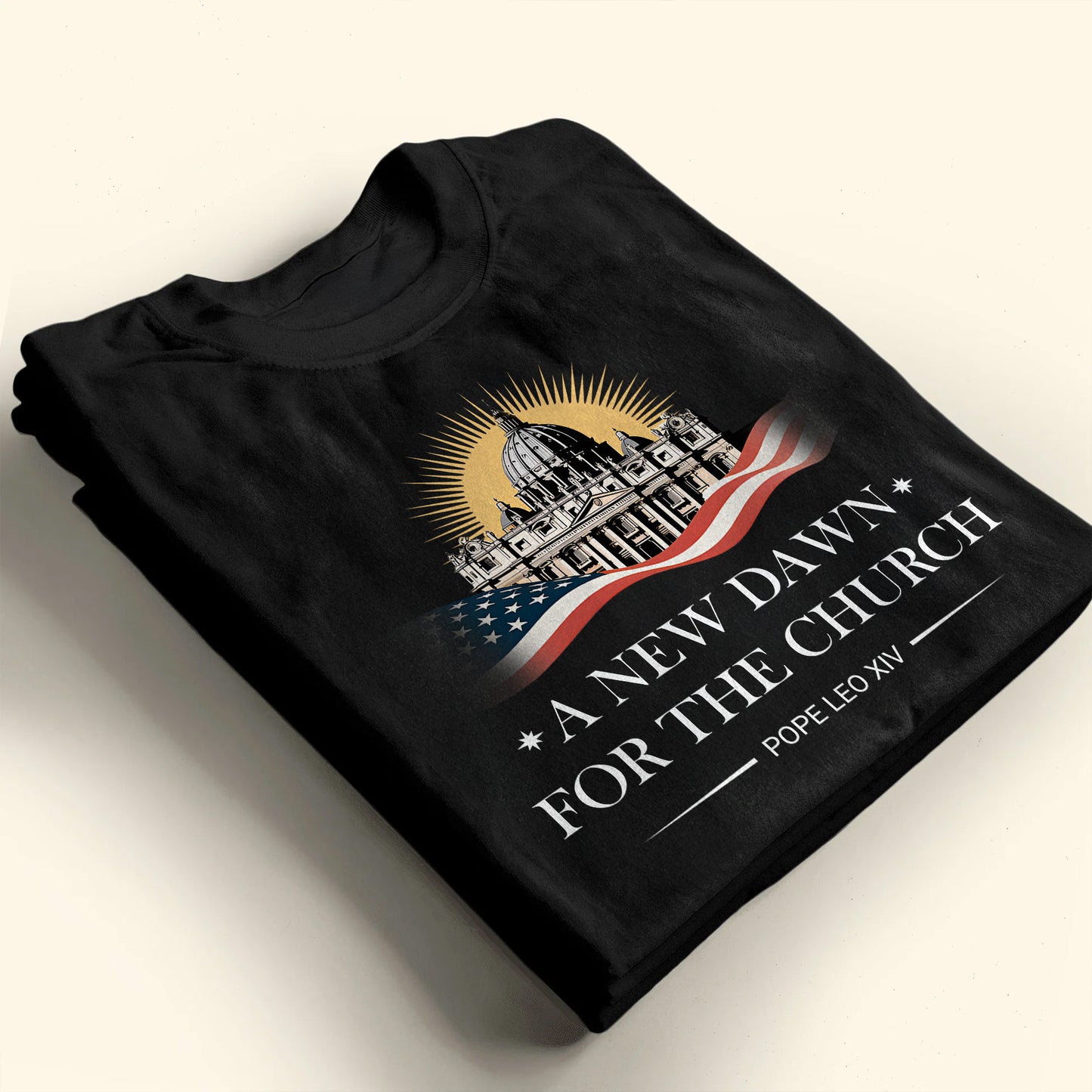 A New Dawn For The Church, Catholic Church and American Flag