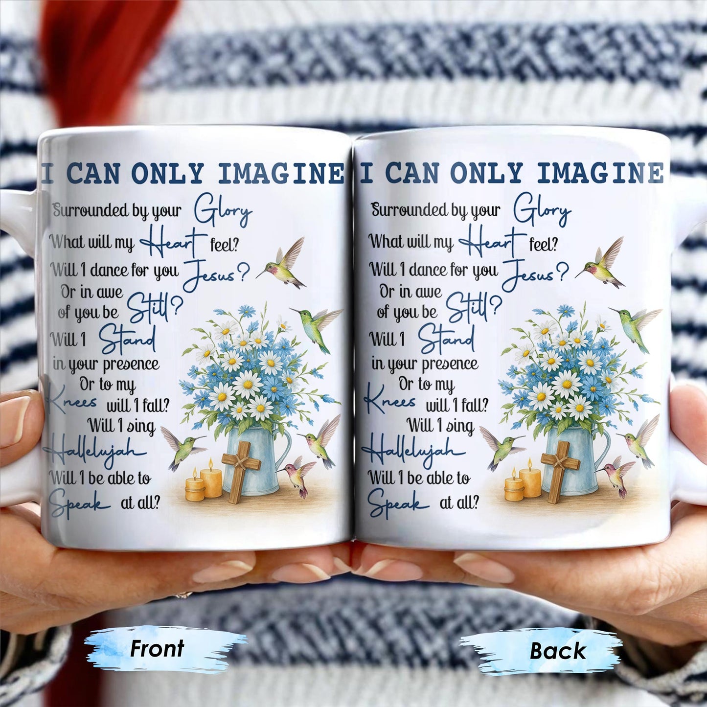 I CAN ONLY IMAGINE - Personalized Custom Coffee Mug - FTH064_MG