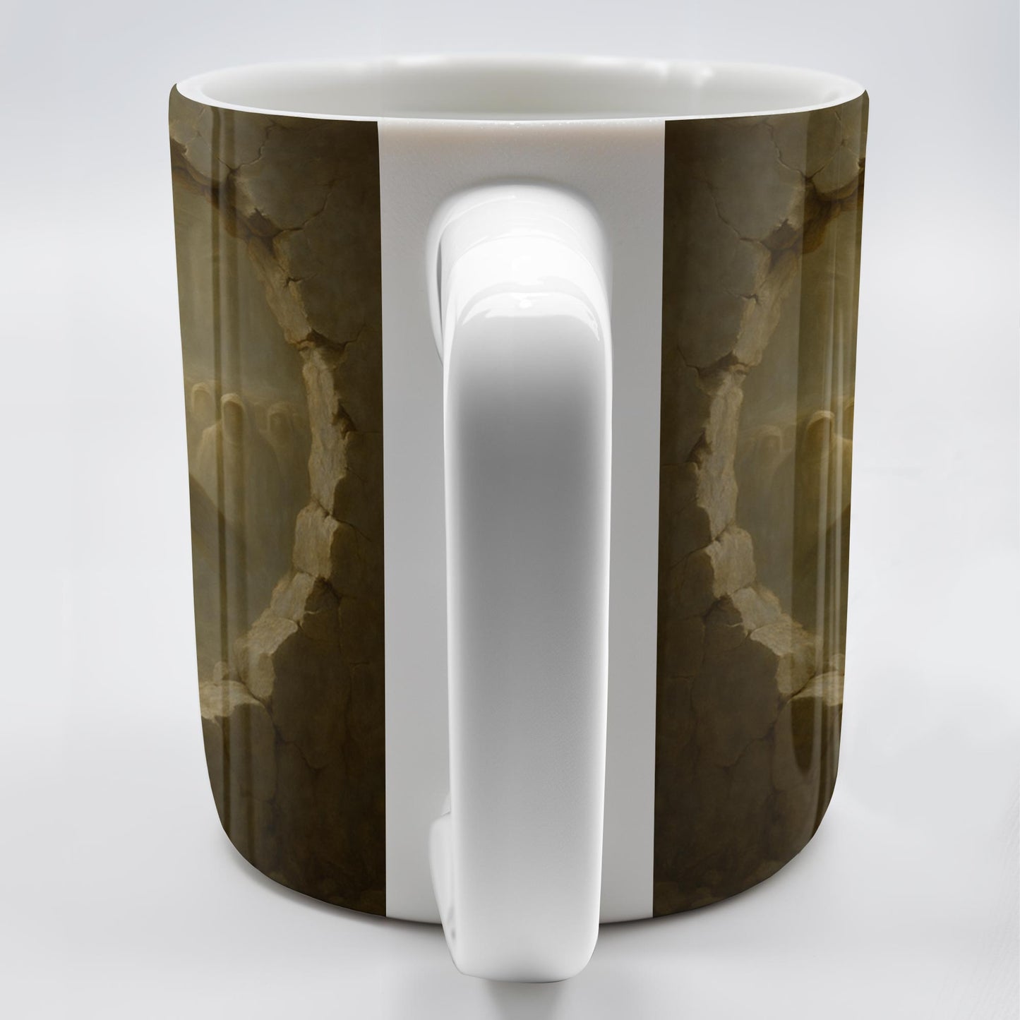 Celebrate Faith And Inspiration With This Beautifully Crafted Mug Featuring A Religious Figure