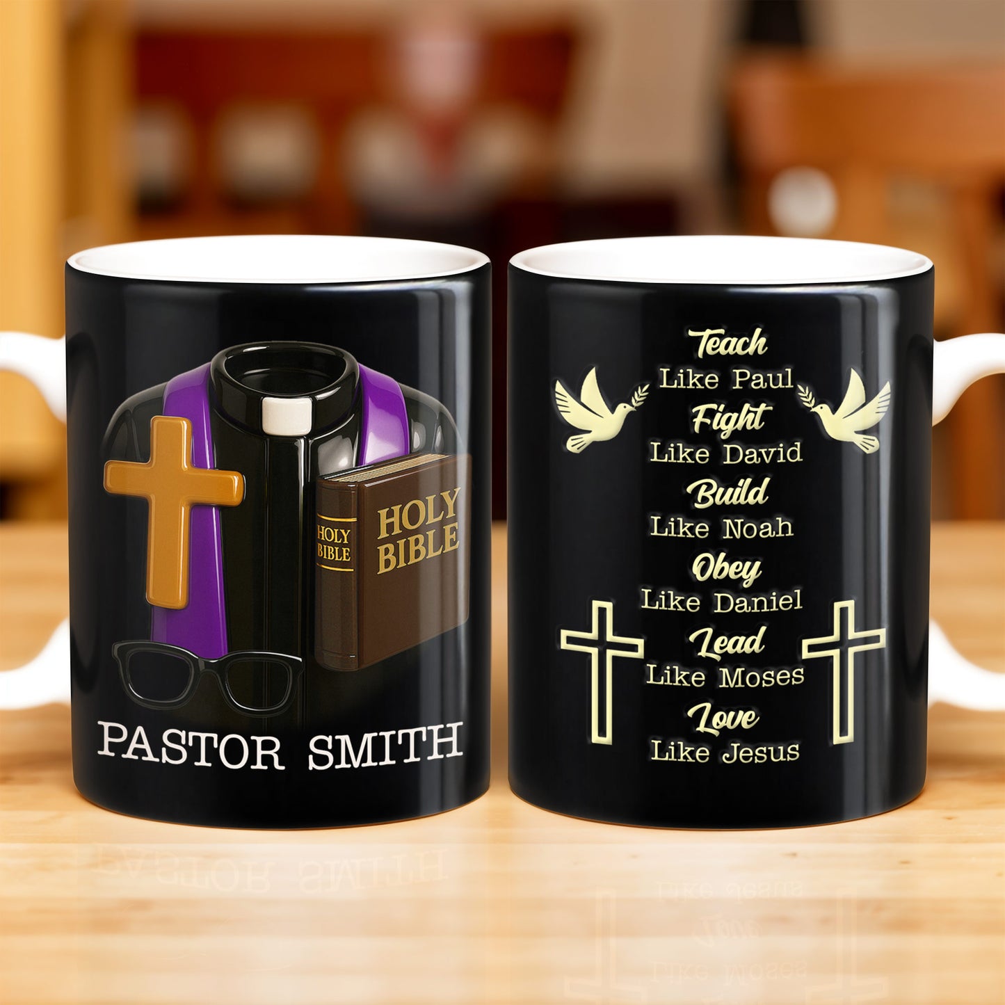 Teach Like Paul, Fight Like David, Build Like Noah, Cross and Dove