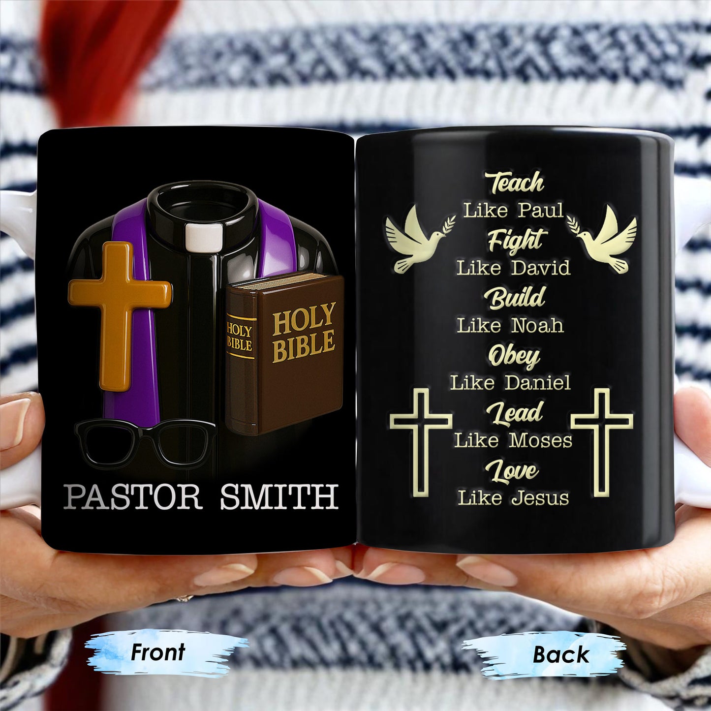 Teach Like Paul, Fight Like David, Build Like Noah, Cross and Dove