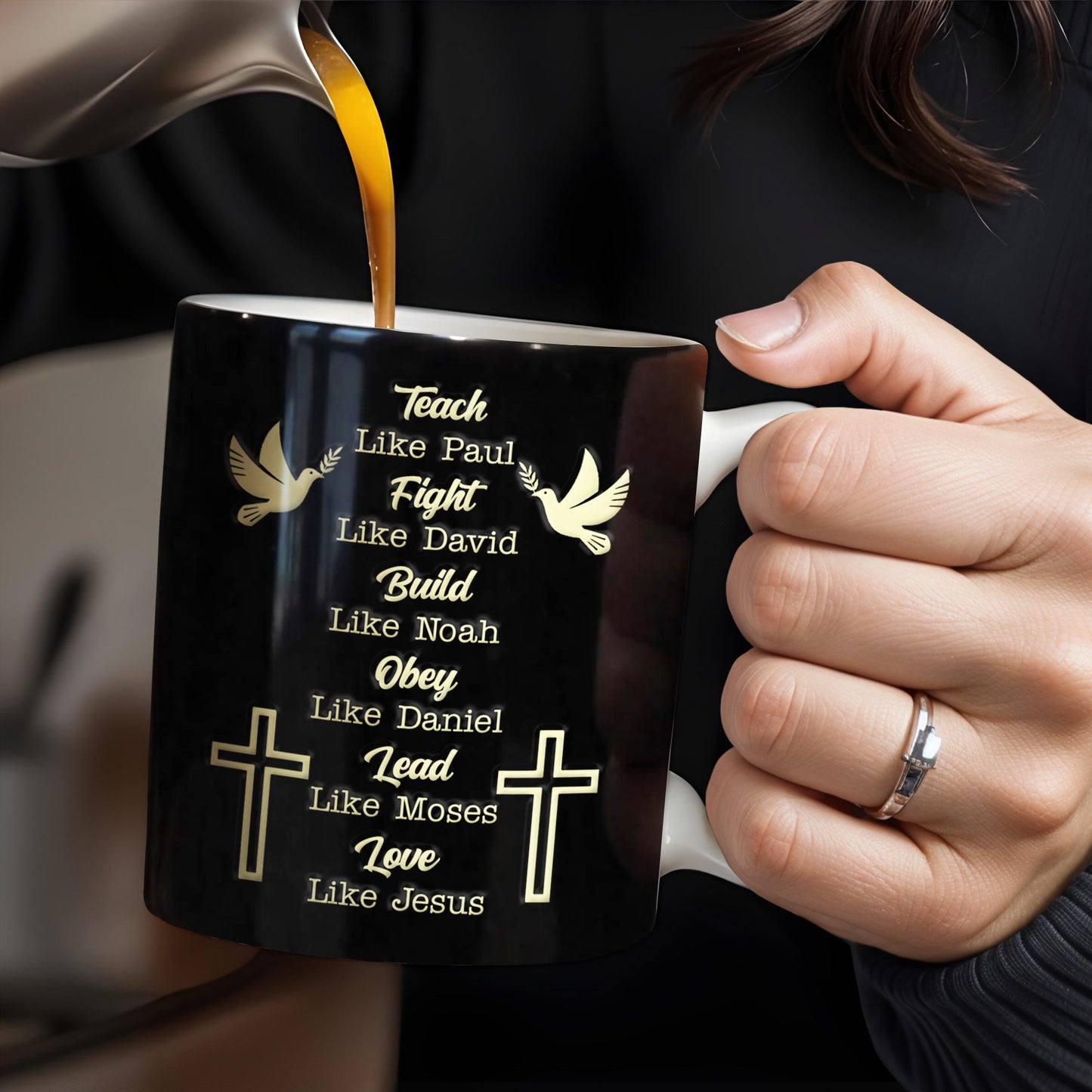 Teach Like Paul, Fight Like David, Build Like Noah, Cross and Dove