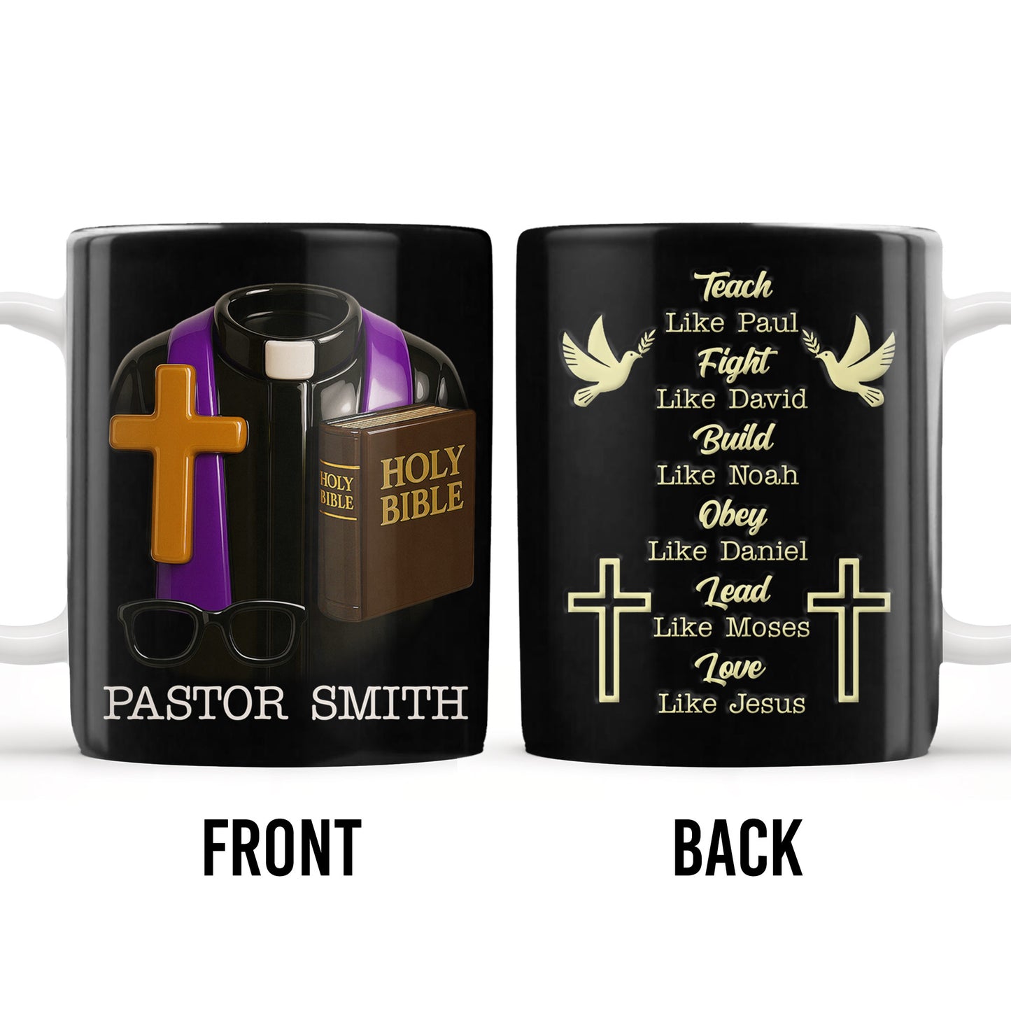 Teach Like Paul, Fight Like David, Build Like Noah, Cross and Dove