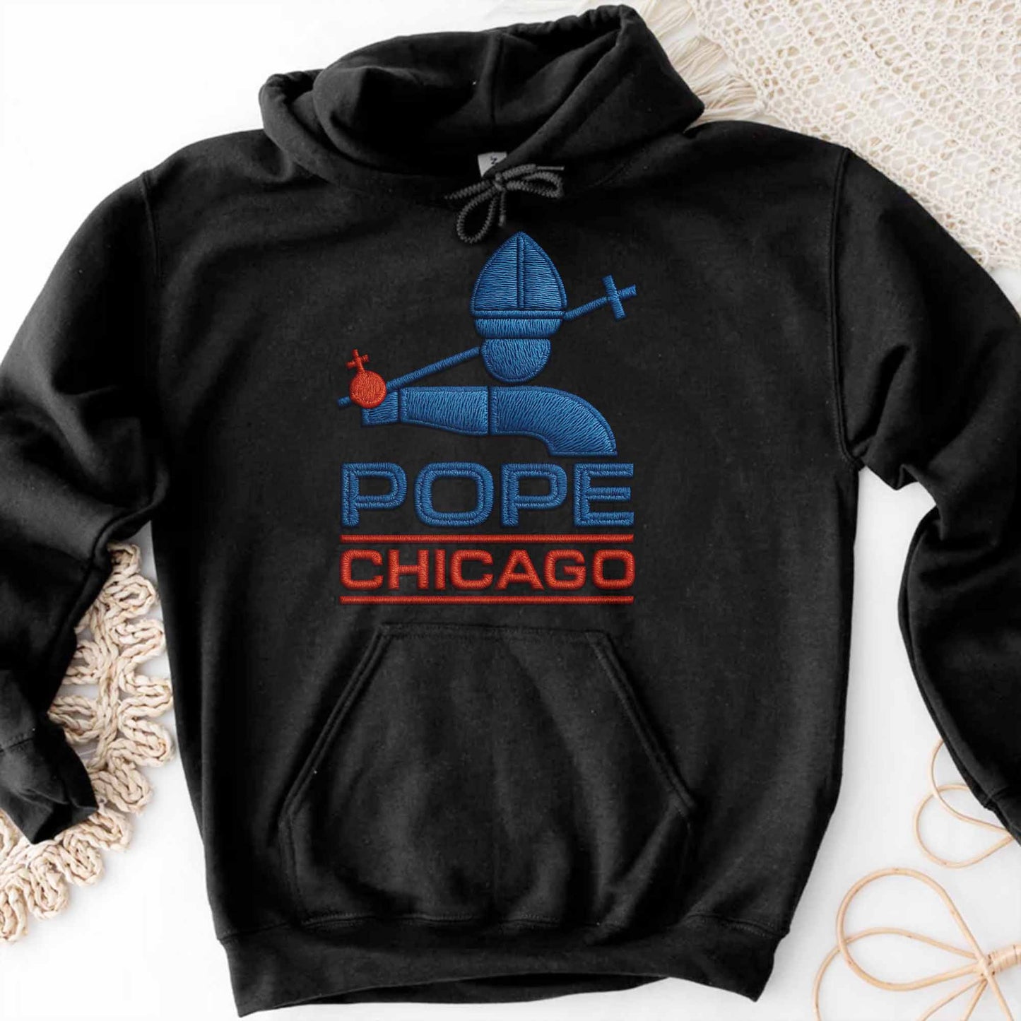 Pope Chicago Mitral Hat and Cross Design