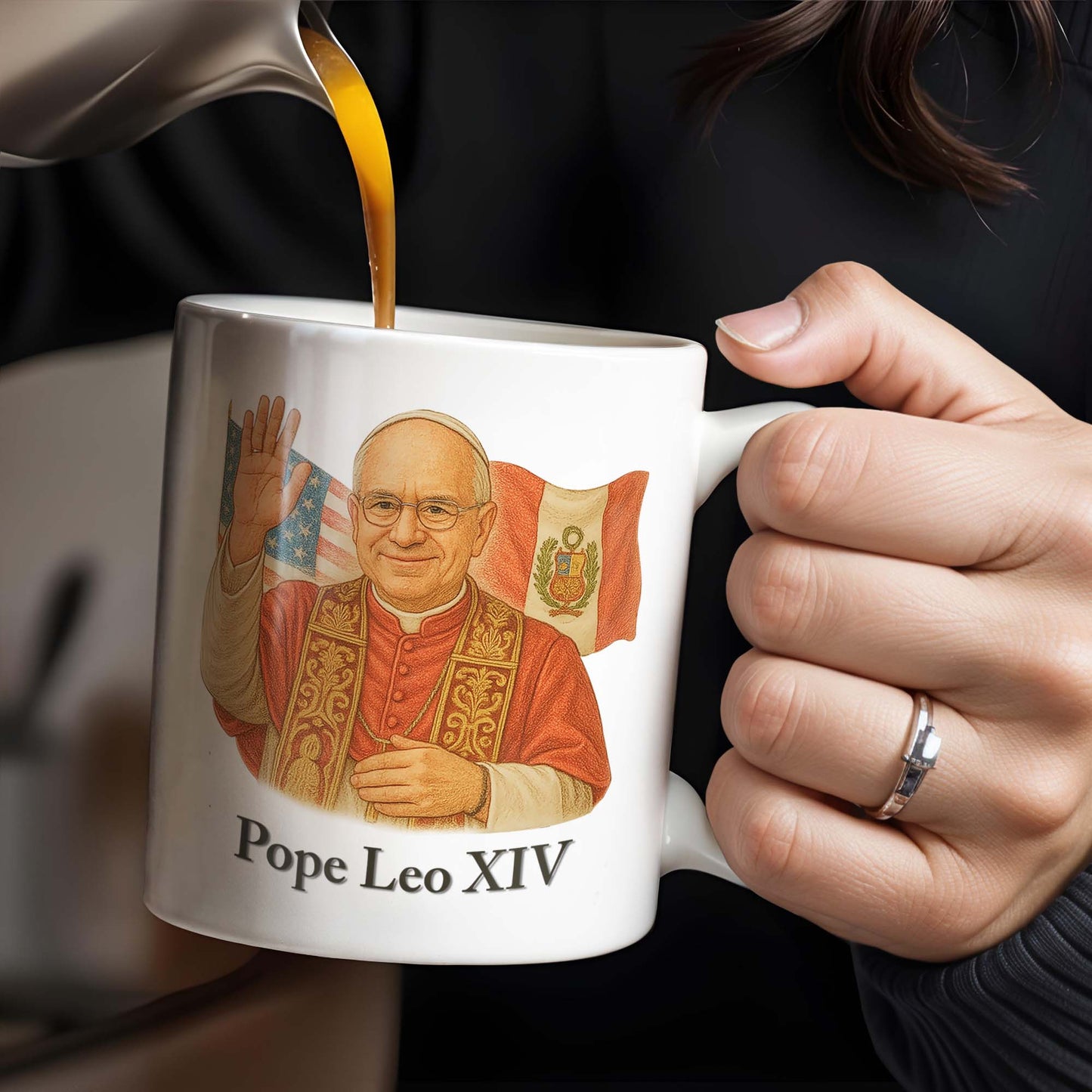 Pope Leo XIV, Flags