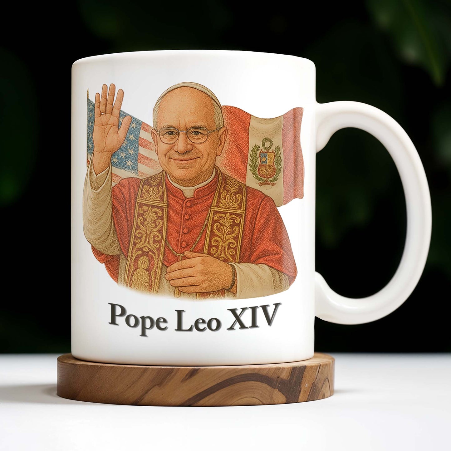 Pope Leo XIV, Flags