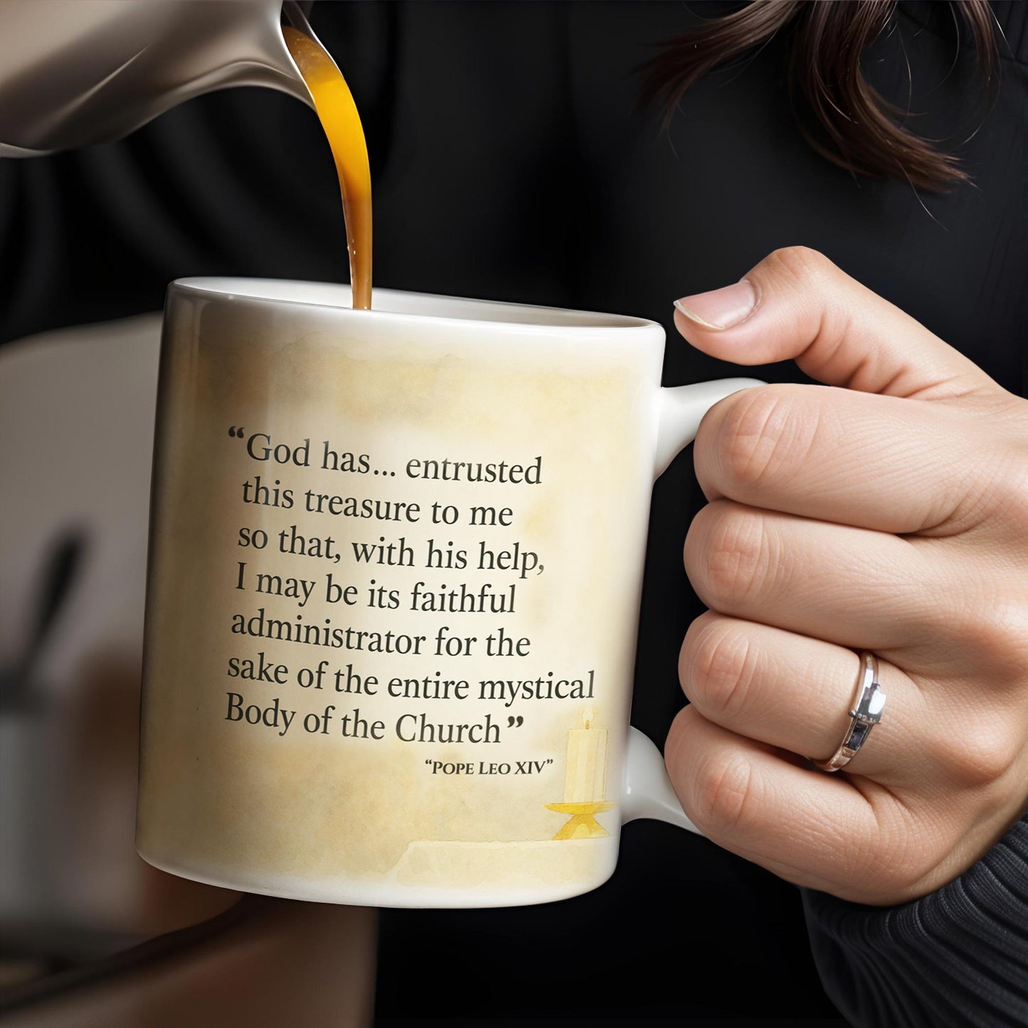 God Has... Entrusted This Treasure To Me, Pope And Censer