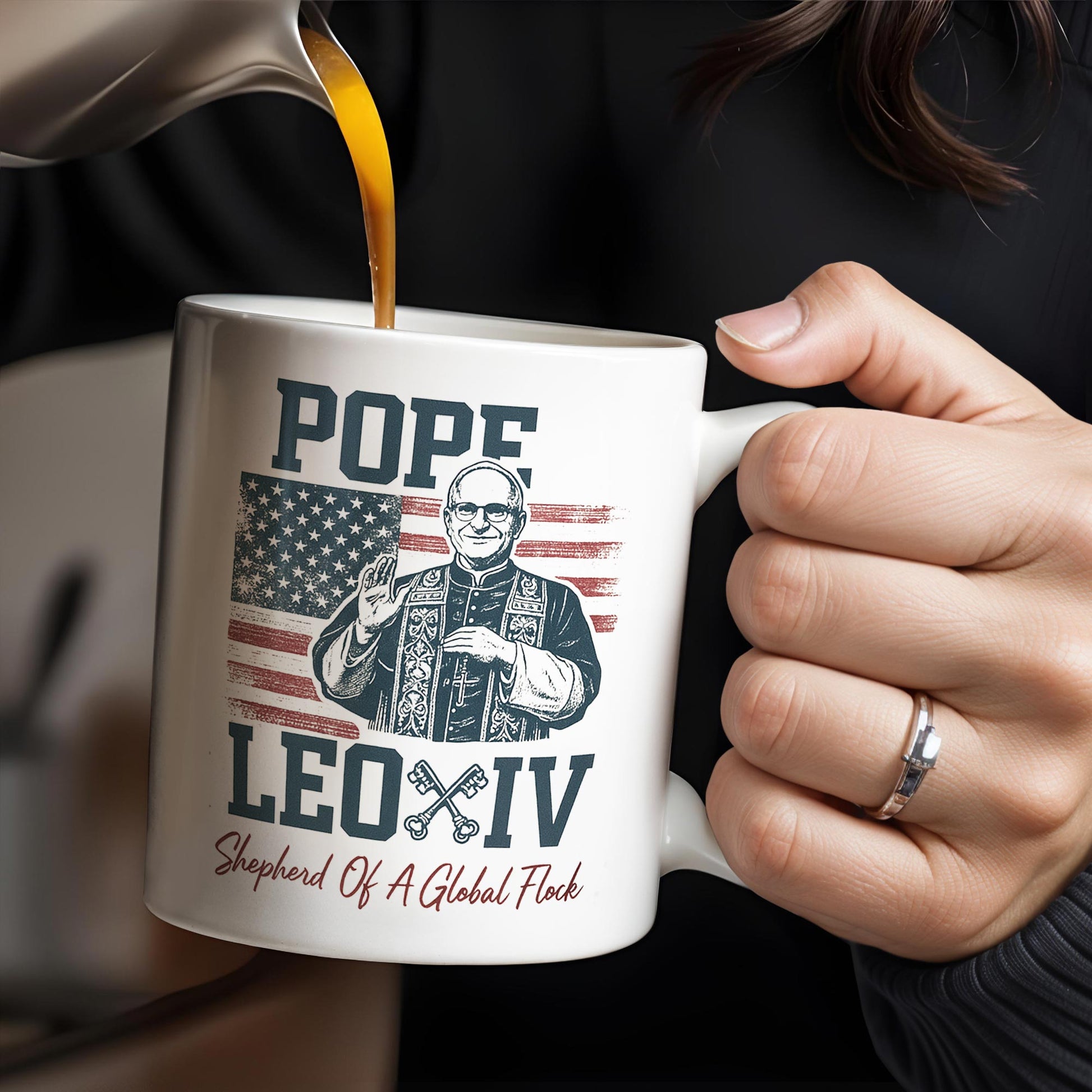 Pope Leo XIV, Shepherd Of A Global Flock, American Flag