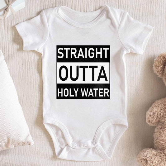 Straight Outta Holy Water Personalized Baby Gear