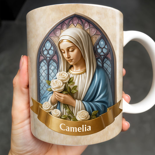 Celebrate Faith and Devotion, Stained Glass Religious Figure