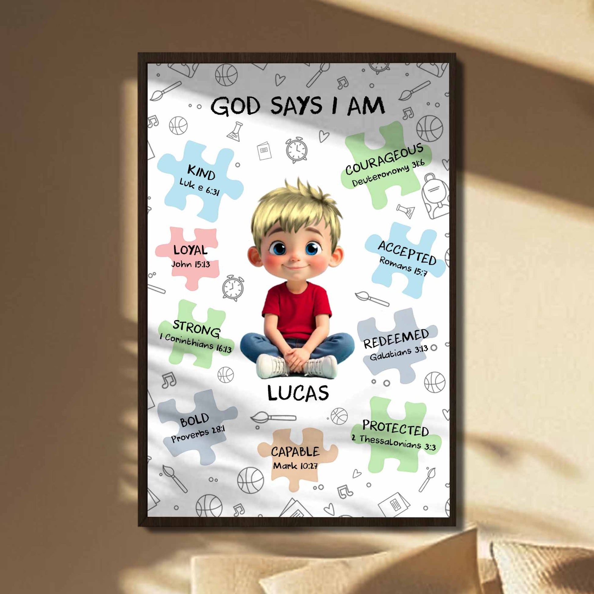 God Says I Am Kind, Loyal, Strong, Bold, Capable