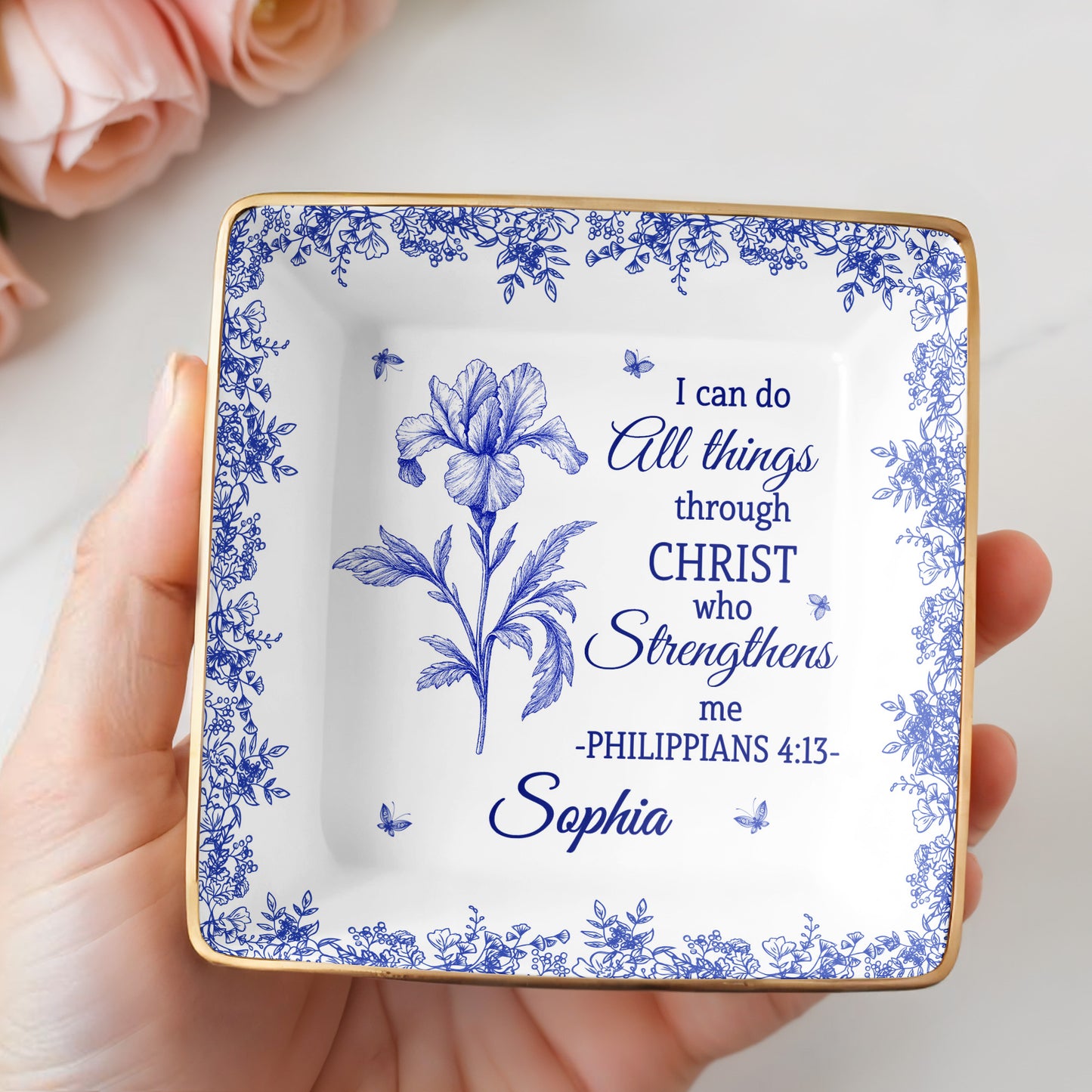 I Can Do All Things Through Christ, Floral Design