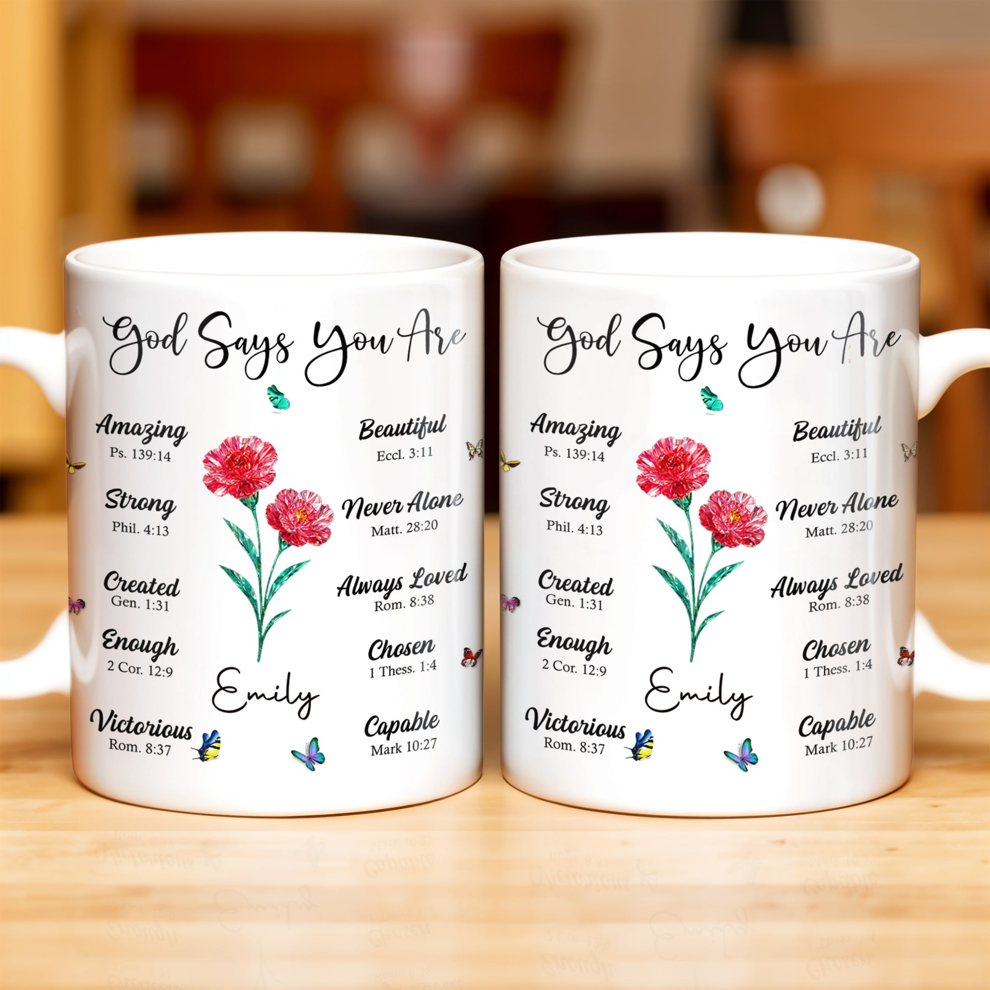 God Says You Are Amazing, Beautiful, Strong Mug