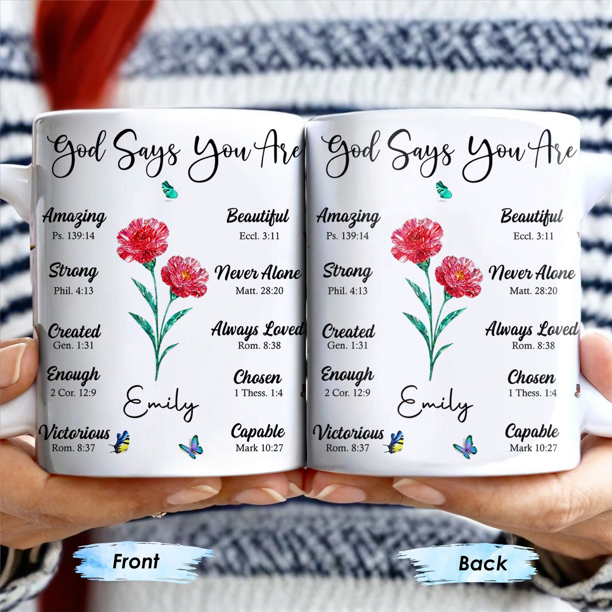 God Says You Are Amazing, Beautiful, Strong Mug