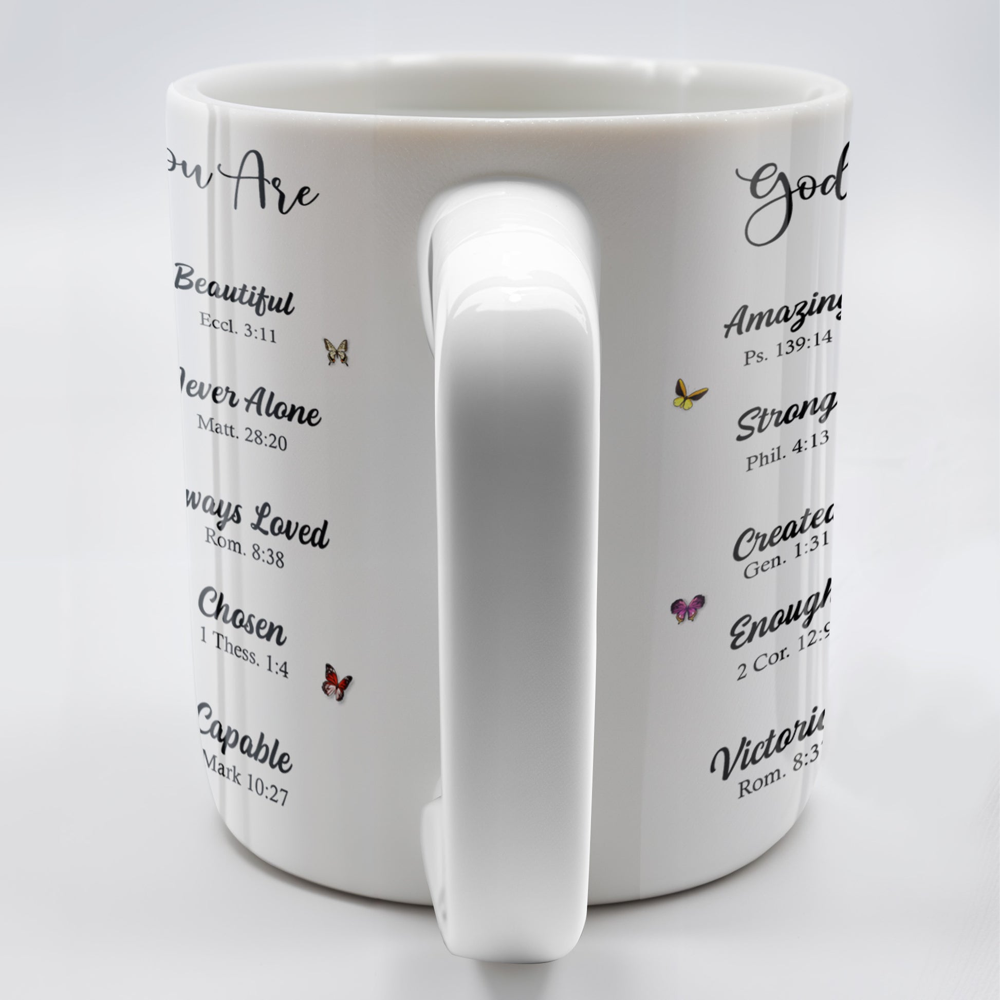 God Says You Are Amazing, Beautiful, Strong Mug
